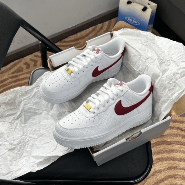Nike Air Force 1 07 Low White Team Red First Copy