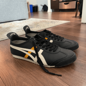 Onitsuka Tiger Mexico 66 Black White Yellow | 7A First Copy