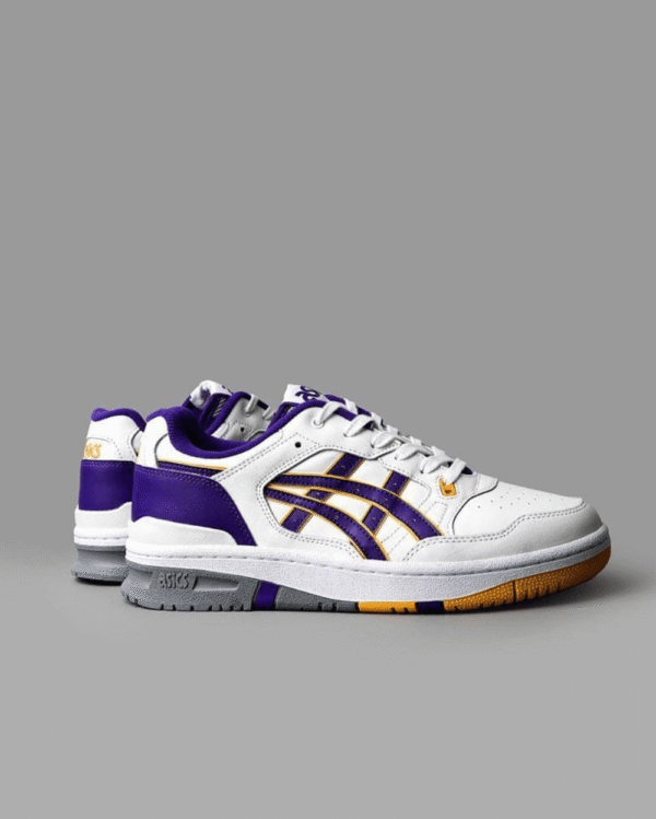 Asics EX89 Lakers White Gentry Purple - First Copy Replica