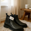 Shop Zara Wrinkle Free Chelsea Boots Black | First Copy