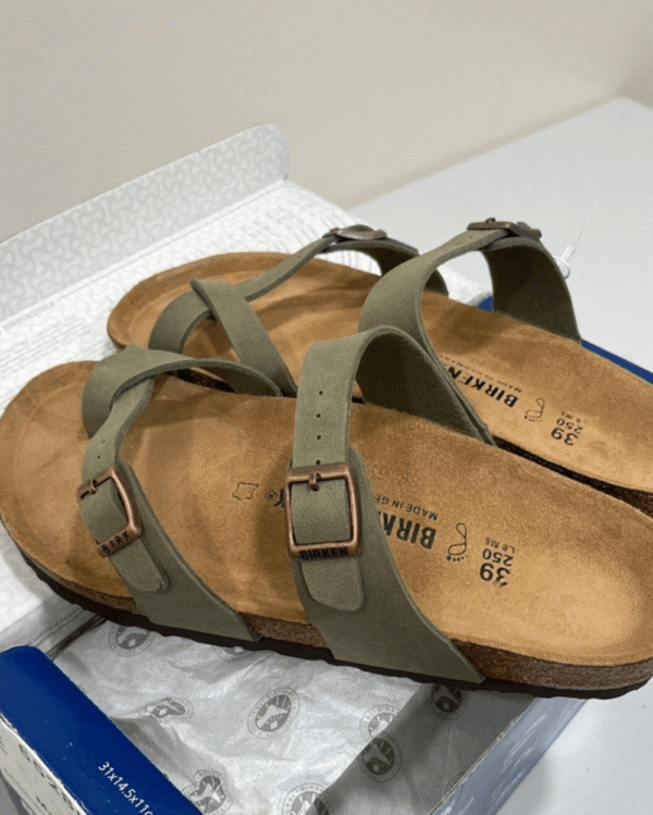 Men Birkenstock Mayari Birko Flor Sandals - First Copy Replica