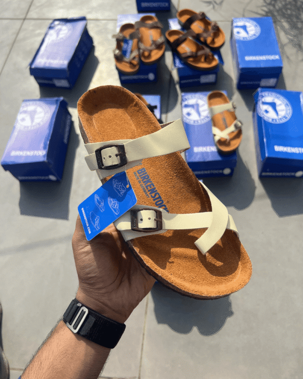 Men Birkenstock Mayari Birko Flor Sandals - First Copy Replica