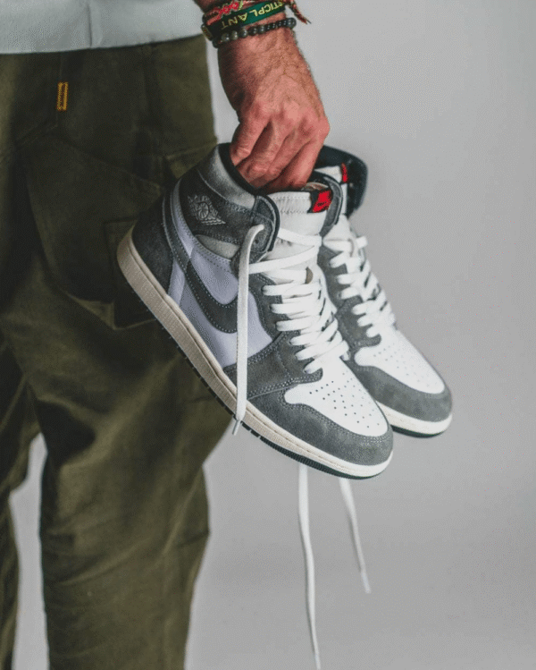 Nike Air Jordan 1 High Washed Black - First Copy Replica
