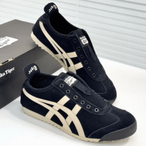 Onitsuka Tiger Slip On Black Desert - First Copy Replica