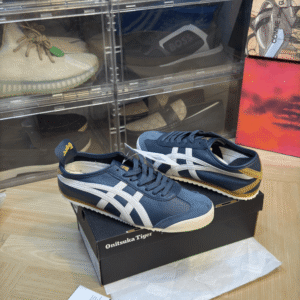 First Copy Shoes Online India 46 Onitsuka Tiger Navy Orange for Men & Women - 7A First Copy