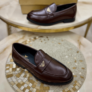 First Copy Shoes Online India 25 Shop Men's Armani Brown Loafer Shoes Online - 7A First Copy