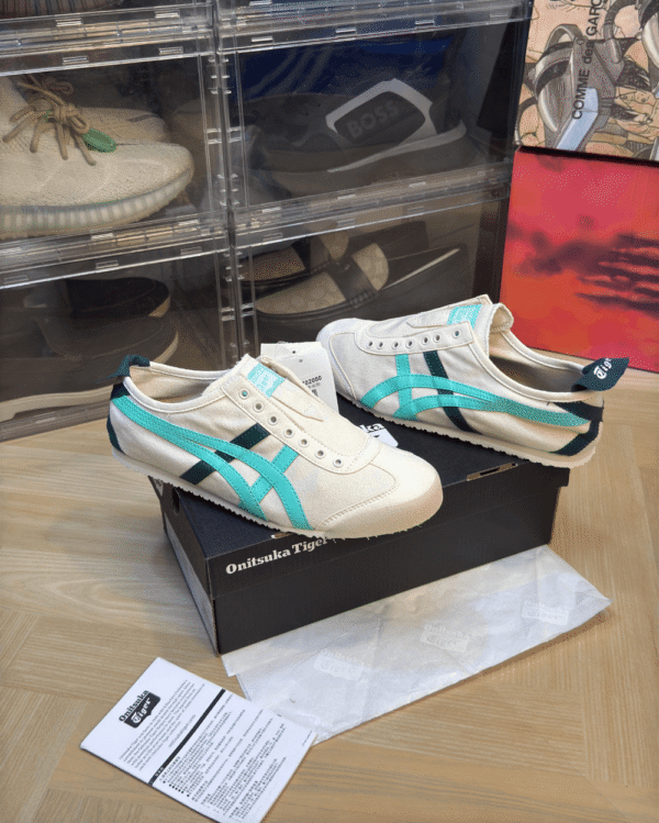 Shop Men's Onitsuka Tiger Slip On Sea Green | 7A First Copy