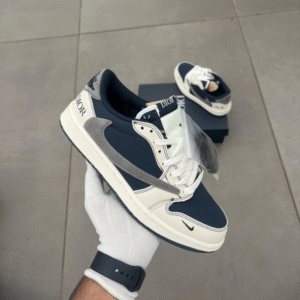 Dior Nike Air Jordan 1 Low Travis Scott Navy - First Copy Replica