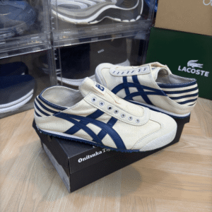 Onitsuka Tiger Mexico 66 Paraty Slip On Creme Navy - First Copy Replica