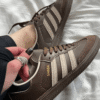 Adidas Samba Dark Brown Beige Gum - First Copy Replica