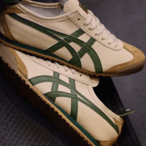 Onitsuka Tiger Mexico 66 Beige Grass Green - First Copy Replica