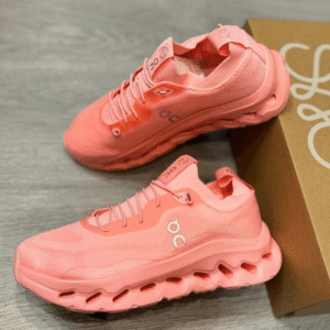 Women Loew-e X On Cloudtilt Baby Pink Sneakers For Her - First Copy Replica