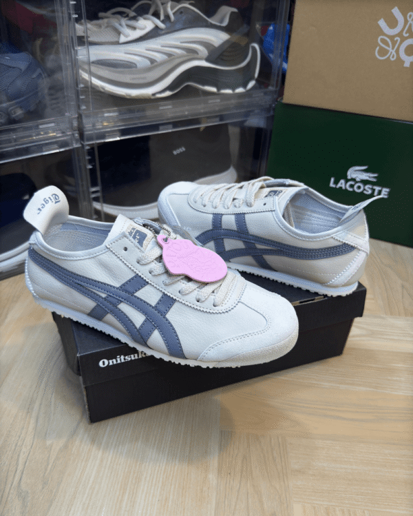Men And Women Onitsuka Tiger Grey Leather - First Copy Replica